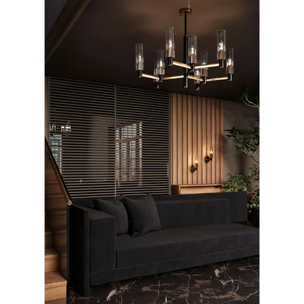 Люстра на штанге Divinare BAROLO 2654/17 LM-9